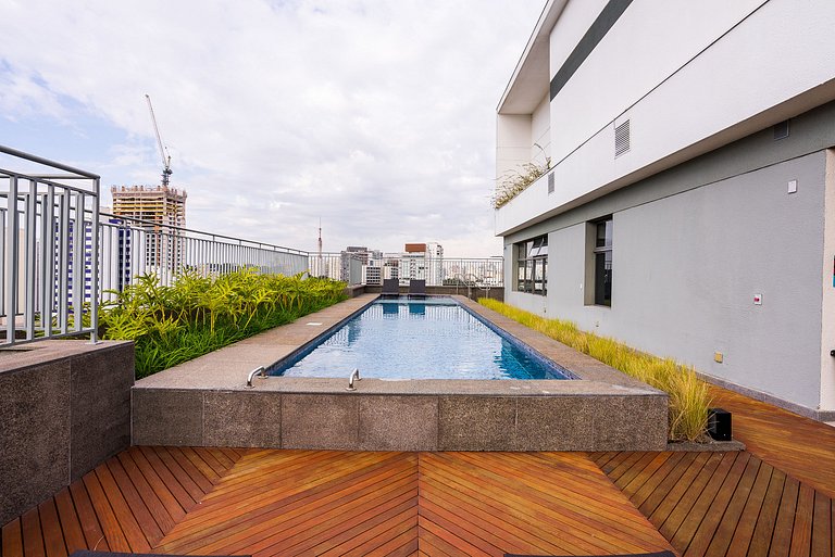 Studio na Vila Madalena, Metrô ao Lado e Conforto!
