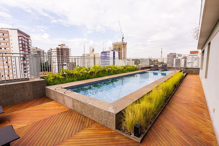 Estúdio na Frente do Metro V. Mada Até 4 Hospedes