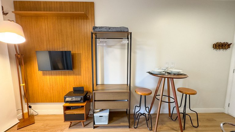 Seu lar na Vila Mada, studio acolhedor com metrô!
