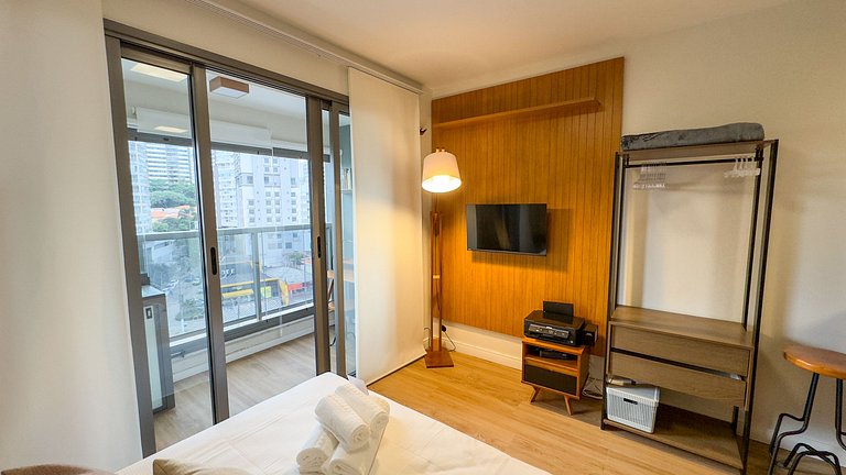 Seu lar na Vila Mada, studio acolhedor com metrô!