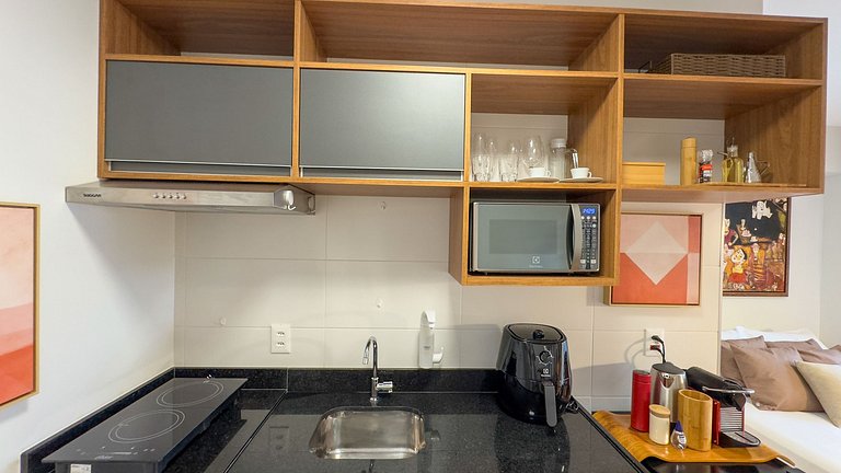 Seu lar na Vila Mada, studio acolhedor com metrô!