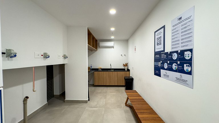 Studio Premium! Piscina, Lazer e Metrô a 3 Minutos