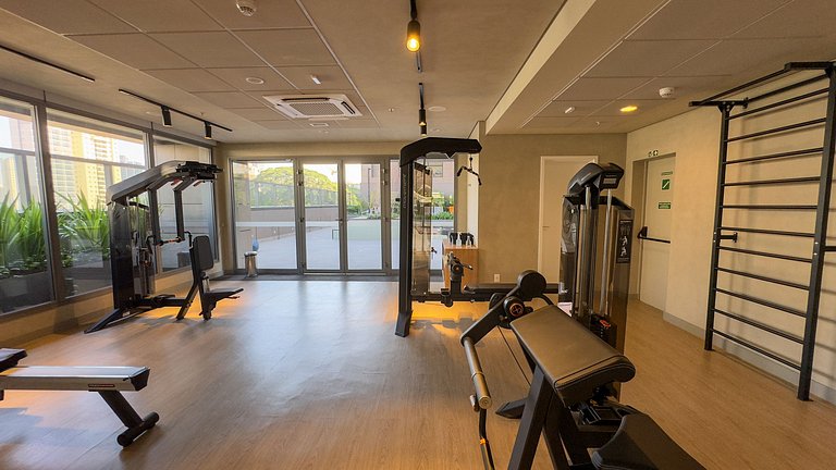 Studio Premium! Piscina, Lazer e Metrô a 3 Minutos
