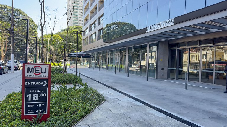 Studio Premium! Piscina, Lazer e Metrô a 3 Minutos