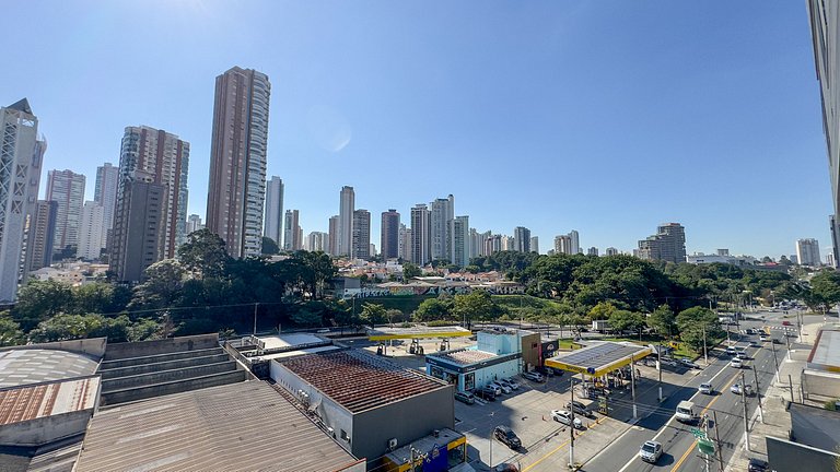 Studio Completo com Piscina ao lado do Shop Anália