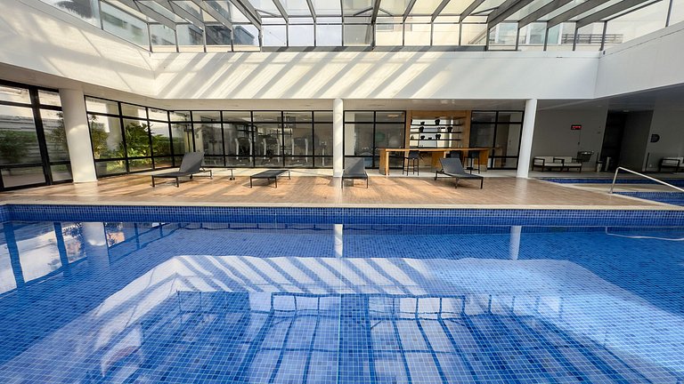 Pinheiros -Piscina Aquecida, Garagem, Metrô até 4P