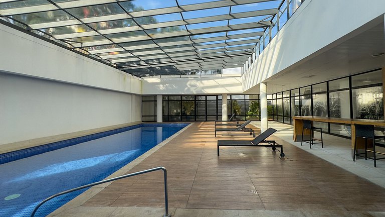 Pinheiros -Piscina Aquecida, Garagem, Metrô até 4P