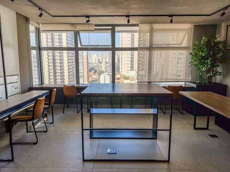 O Melhor de Perdizes Studio para 3 com Piscina