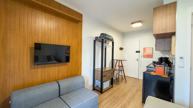 Seu lar na Vila Mada, studio acolhedor com metrô!