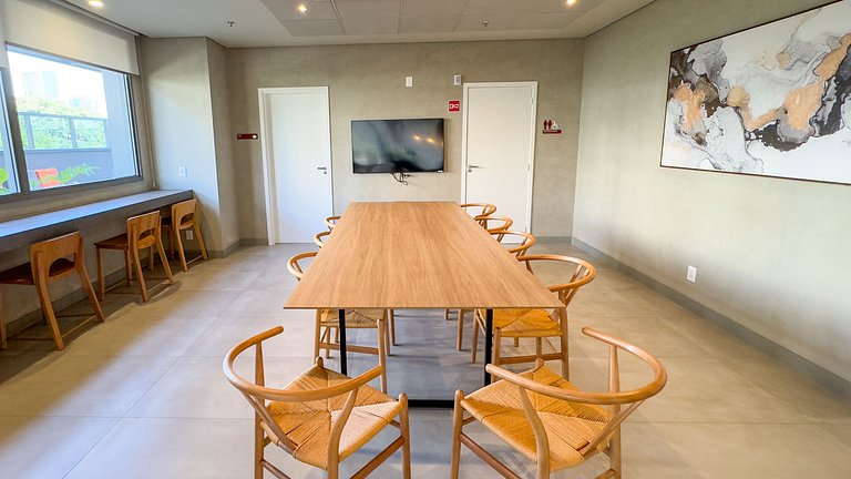Studio Incrível com Piscina e Lazer Perto do Metrô