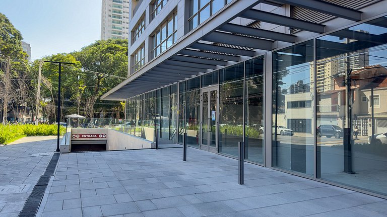Studio Incrível com Piscina e Lazer Perto do Metrô